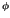 $\mbox{\boldmath\(\phi\)\unboldmath }$
